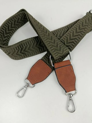 Bandolera Unisex Verde Multibolsillo