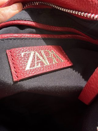 Bolso Zara Piel Rojo