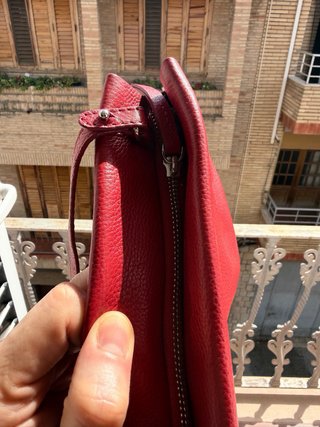 Bolso Zara Piel Rojo