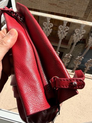 Bolso Zara Piel Rojo