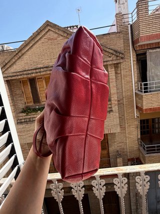 Bolso Zara Piel Rojo