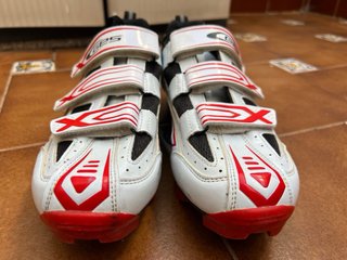 Zapatillas GES Dakota MTB Blancas y Rojas talla 44