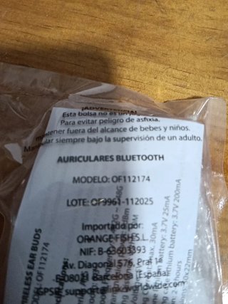 Auriculares Bluetooth Blancos