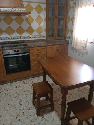 Mueble de cocina madera y metal