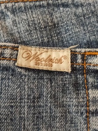 Jeans corti Woolrich blu