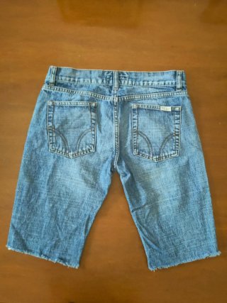 Jeans corti Woolrich blu