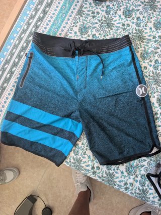 Bañador Hurley Azul y Negro Talla 42