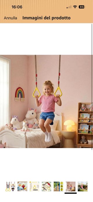 Anelli per altalena bambini