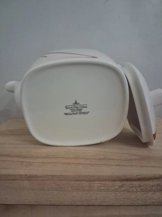 Teiera Royal fine china in Porcellana Bianca con