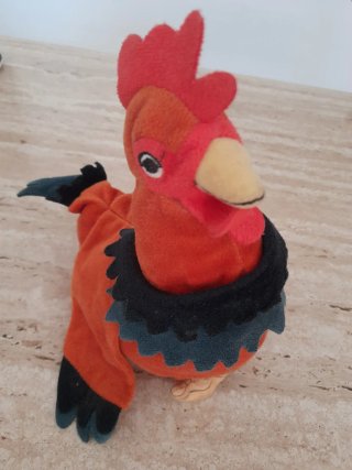 Lote 7 peluches: tortuga, perro, gallo, etc.