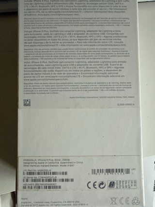 iPhone 8 Plus 256GB Bianco