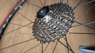 Rueda rodillo+Cassette Shimano 9v 11-32 a estrenar