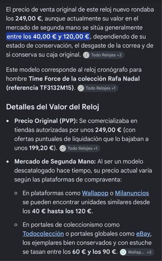 Reloj Time Force ultimate concept watche