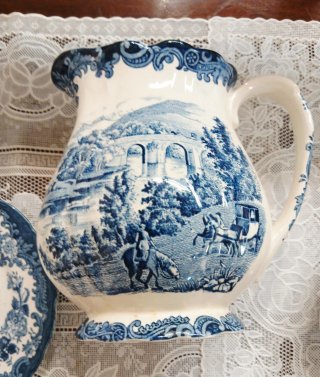 Juego de café/té de loza inglesa
