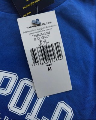 Camiseta Polo Ralph Lauren Algodón Azul Talla M