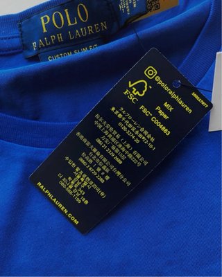 Camiseta Polo Ralph Lauren Algodón Azul Talla M