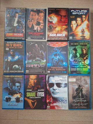 Lote 12 VHS: Johnny Mnemonic, Soldier, Heat