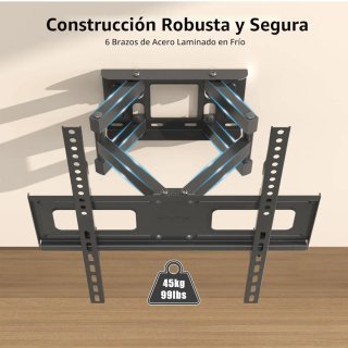 Soporte TV Robusto y Seguro hasta 65"