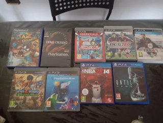 Lote de 8 Videojuegos PlayStation PS2, PS3 y PS4