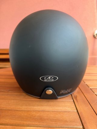 Casco KUM K-588 Jet Custom Negro