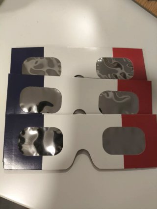 Gafas de eclipse solar certificadas CE