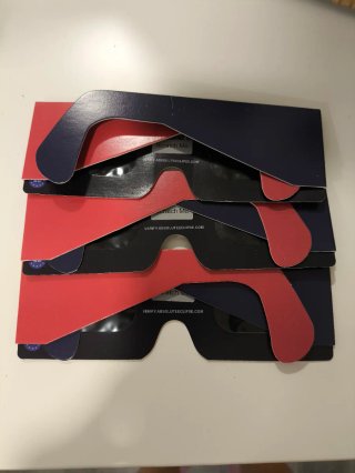 Gafas de eclipse solar certificadas CE