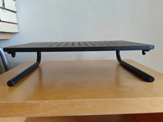 Soporte Elevador Pantalla Negro metálico