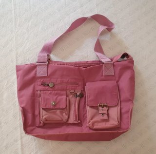 Borsa David Jones vintage impermeabile rosa