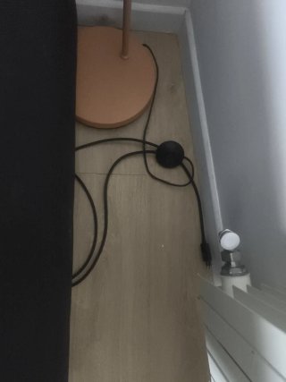 Lámpara de pie Sklum mostaza