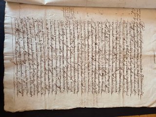 Documento manuscrito  1744.  Sello 2n.