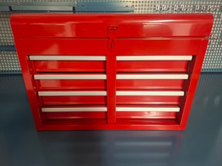 Cofre de herramientas rojo
