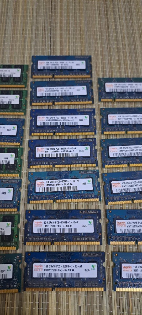 Lote 20x 1GB DDR2 RAM Hynix