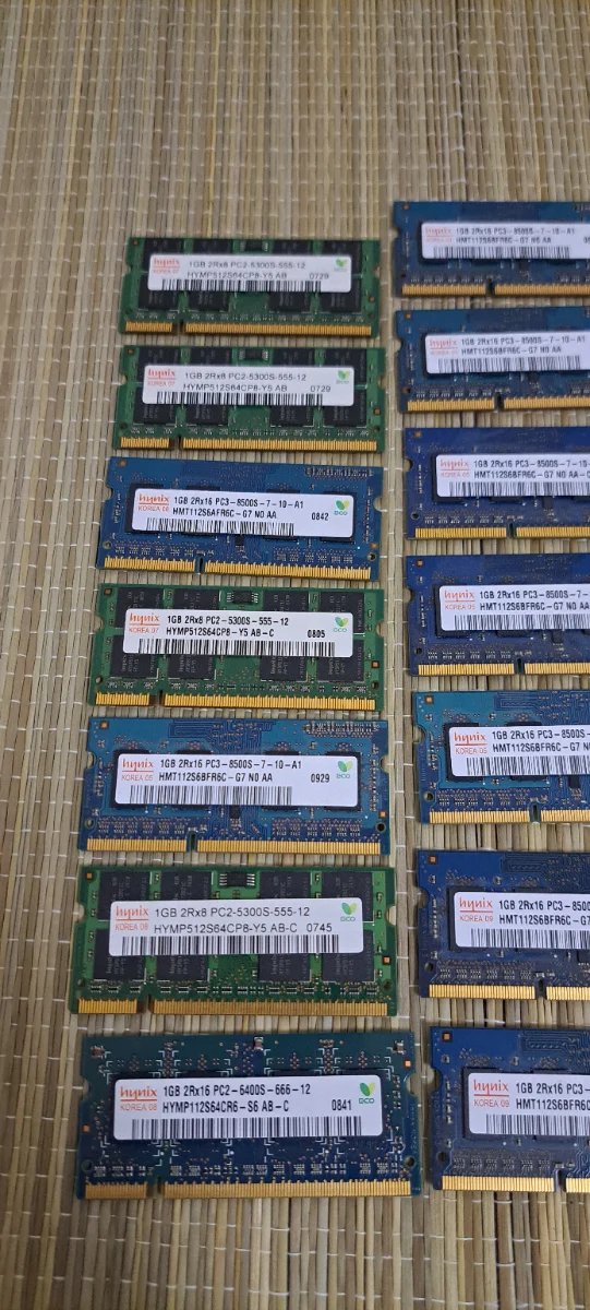 Lote 20x 1GB DDR2 RAM Hynix