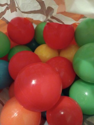 Bolas de colores para juego