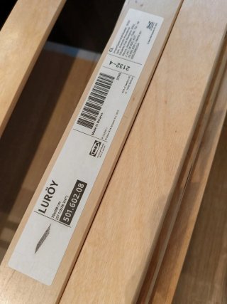 Cama negra de 140x200 con cajones IKEA BRIMNES