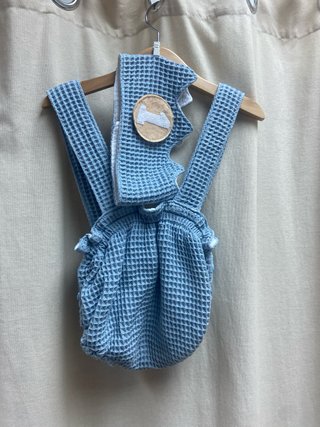 Conjunto smash cake azul
