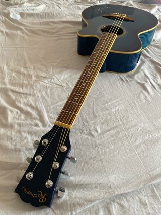 Guitarra Electroacústica Rochester Azul