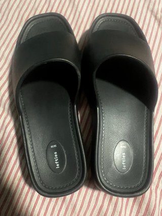 Chanclas plataforma Lefties negras talla 39