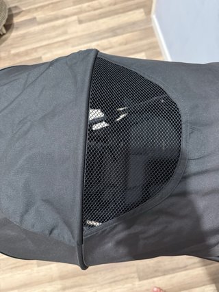 Carro de bebé plegable negro kinderkraft