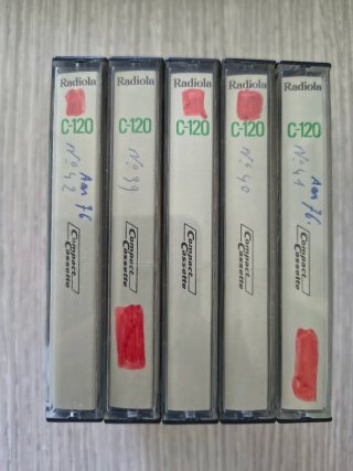 Radiola C-120 musicassette - Set di 5