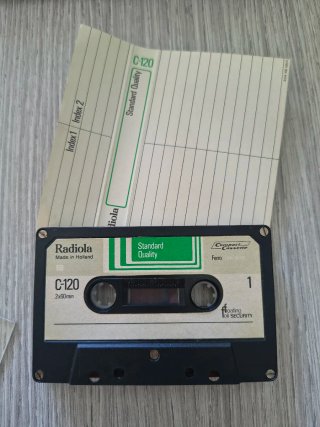 Radiola C-120 musicassette - Set di 5