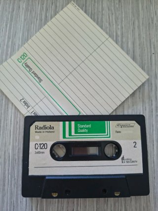 Radiola C-120 musicassette - Set di 5