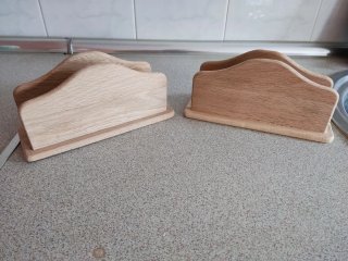 Servilleteros de madera (2 unidades)