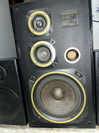 Lote 3 altavoces vintage Hi-Fi 3 vías