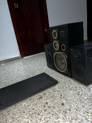 Lote 3 altavoces vintage Hi-Fi 3 vías