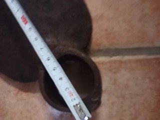 7 Azadas antiguas sin mango. Muy bien conservada.