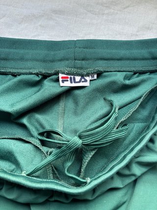 Pantalón Fila verde y blanco vintage