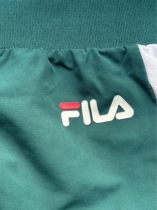 Pantalón Fila verde y blanco vintage