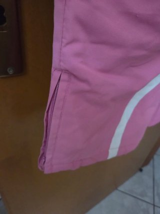 Salopette sci rosa bambina