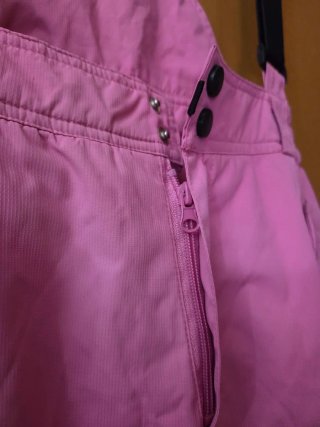 Salopette sci rosa bambina